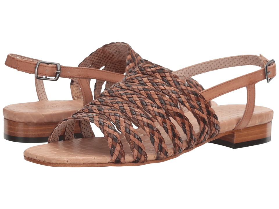 Sesto Meucci Geppy (Natural Stained Calf/Beige Multi Stain Calf) Women