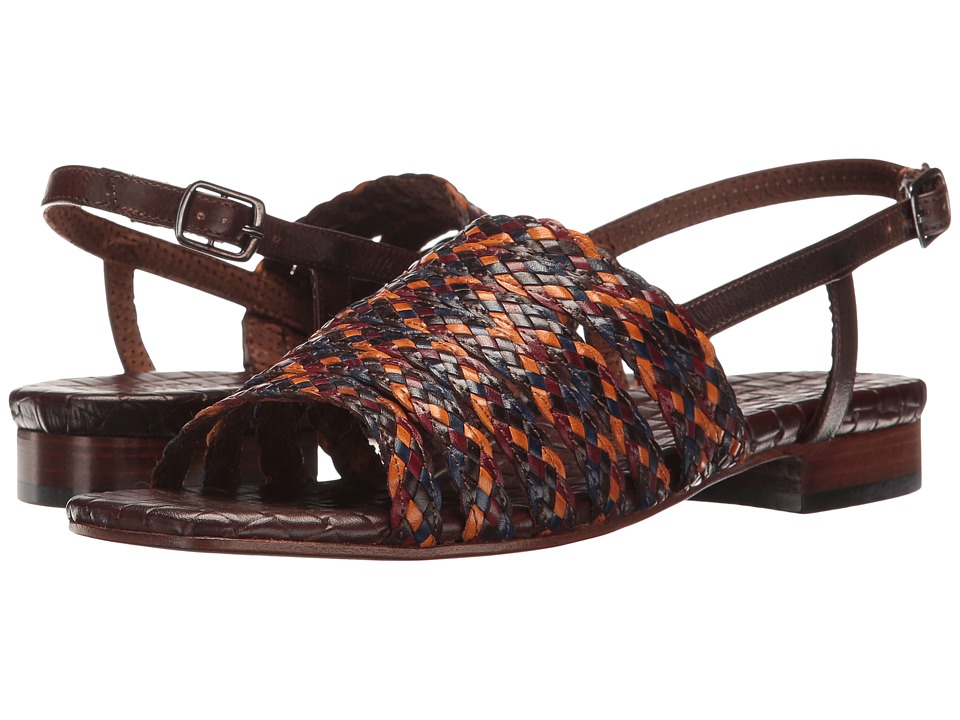 Sesto Meucci Geppy (Tan Stained Calf/Multi Stain) Women