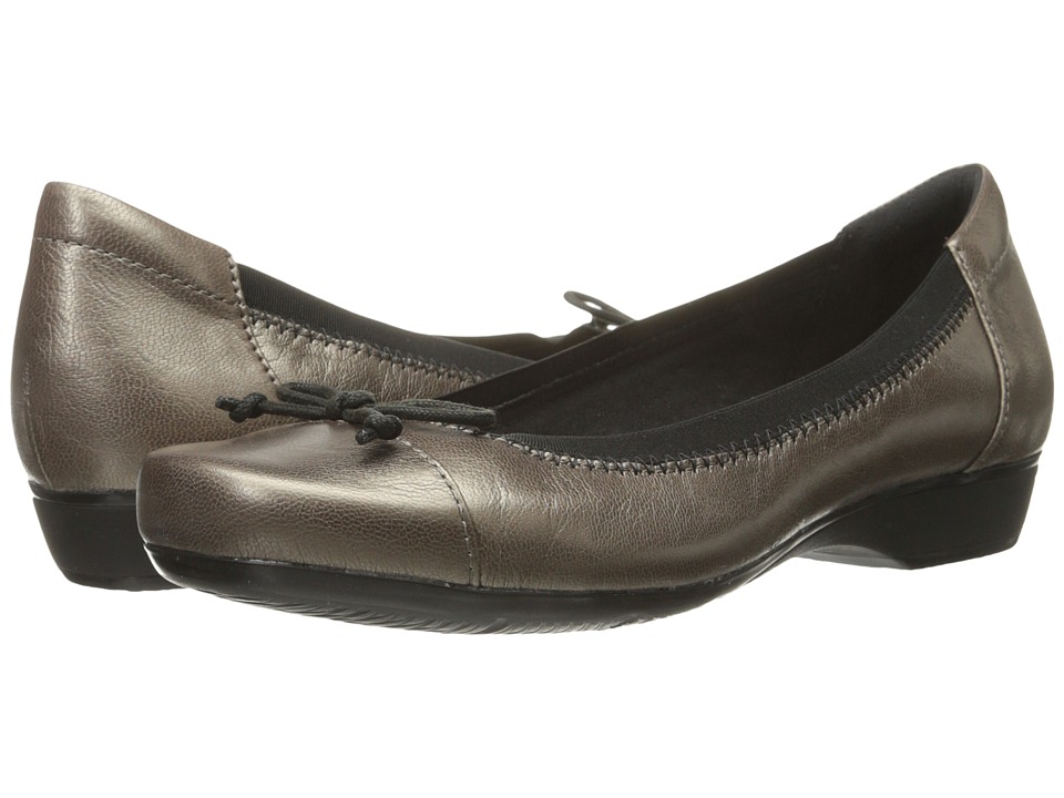 Clarks Blanche Nora (Pewter Leather) Women