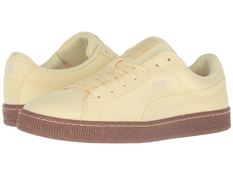 PUMA - Basket Ripstop IC (Mellow Yellow/White Swan) Men