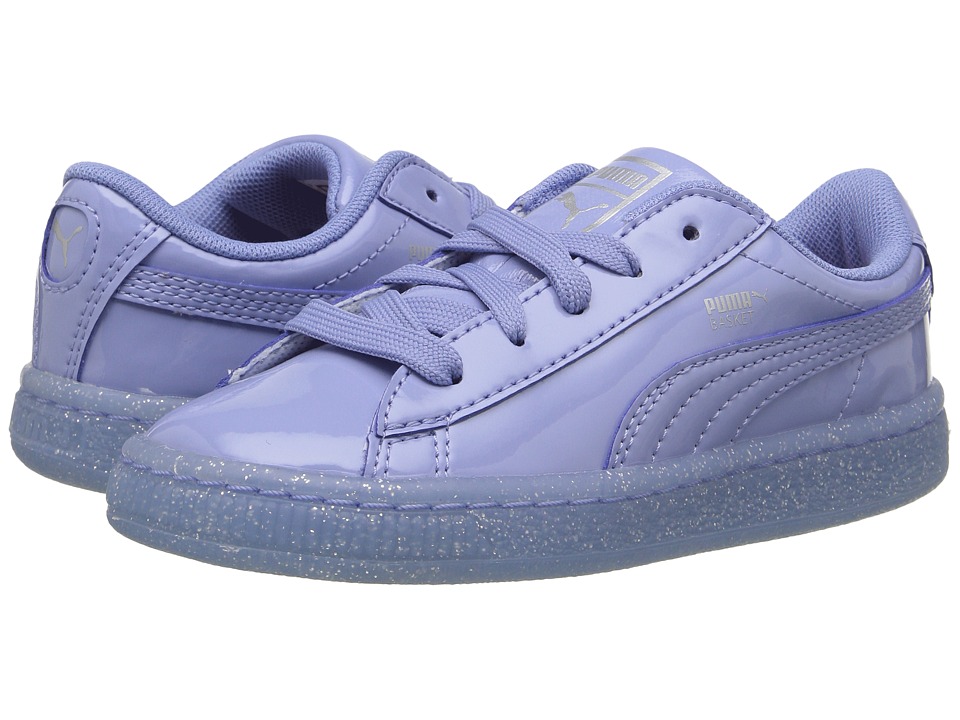Puma Kids Basket Patent Iced Glitter INF (Toddler) (Lavendar Lustre/Lavendar Lustre) Girls Shoes