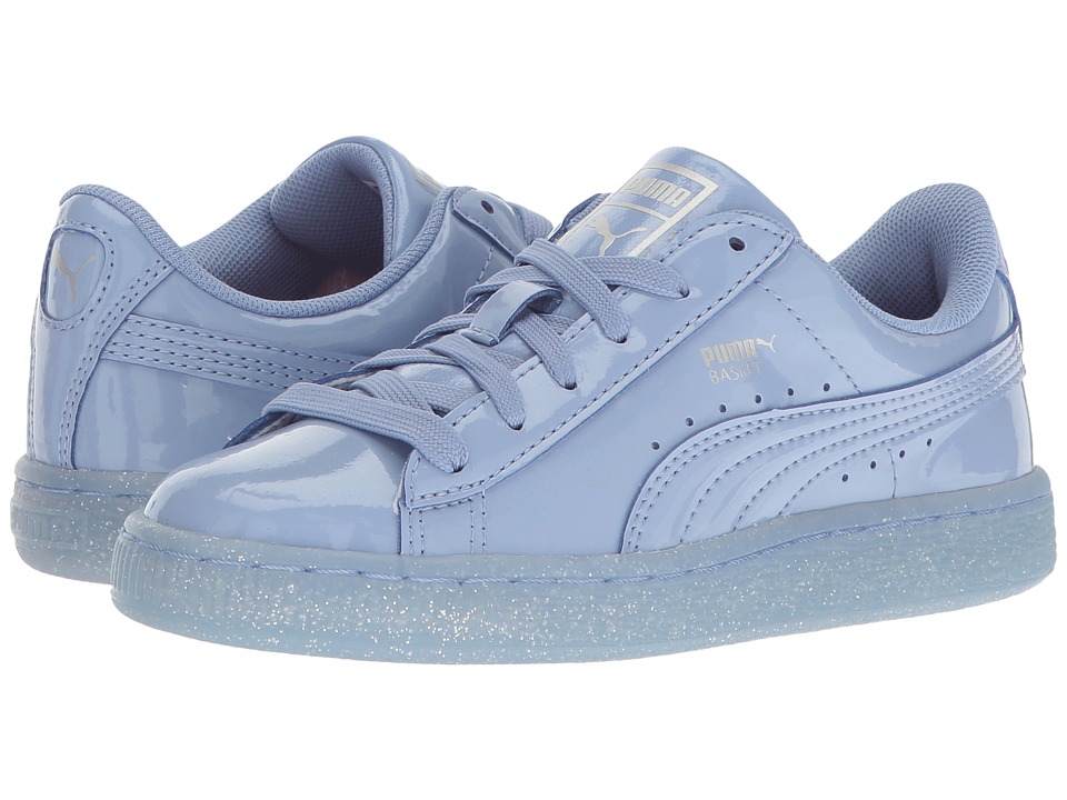 Puma Kids Basket Patent Iced Glitter PS (Little Kid/Big Kid) (Lavendar Lustre/Lavendar Lustre) Girls Shoes
