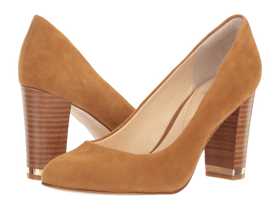 Isola Eleni III (Golden Tan King Suede) High Heels