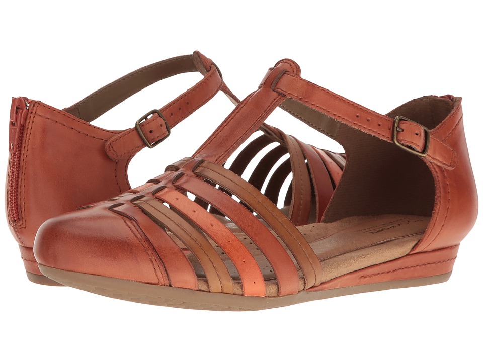 Rockport Cobb Hill Collection Cobb Hill Galway Strappy T (Spice Multi Leather) Women