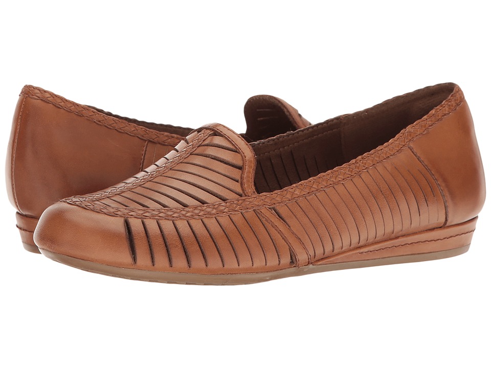 Rockport Cobb Hill Collection Cobb Hill Galway Woven Loafer (Tan Leather) Women