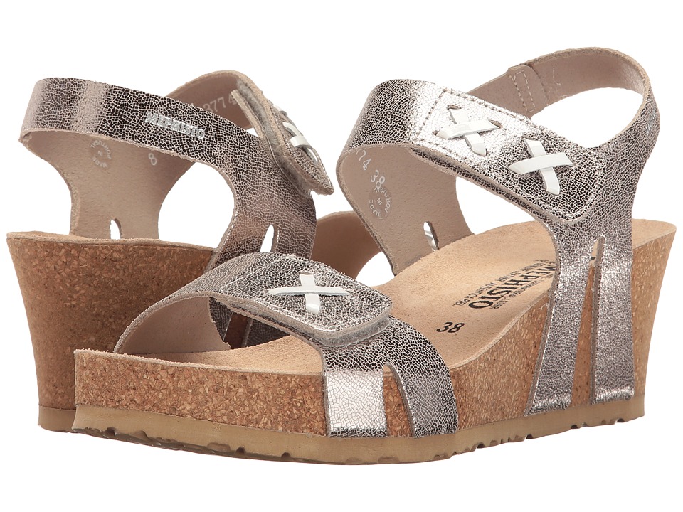 Mephisto Loreta (Silver Venise/White Patent) Women