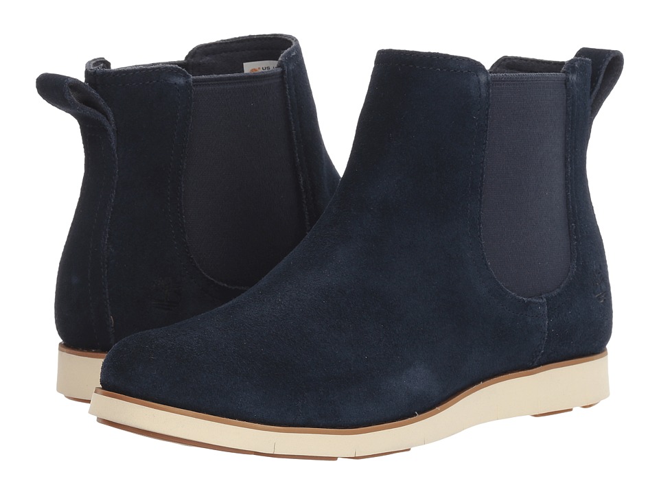 Timberland Lakeville Double Gore Chelsea (Navy Suede) Women