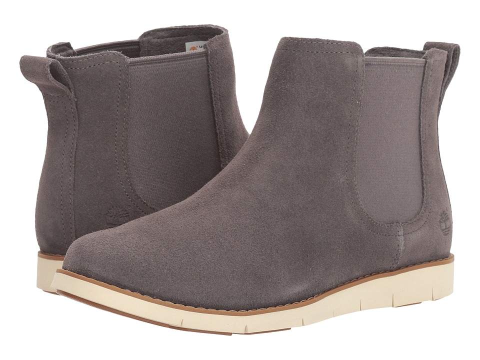 Timberland Lakeville Double Gore Chelsea (Dark Grey Suede) Women