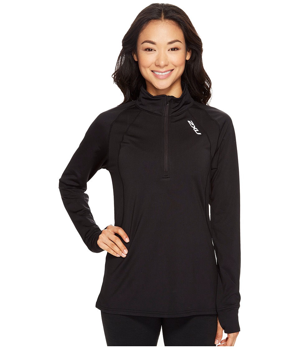 2XU X-Vent Long Sleeve 1/4 Zip (Black/Black) Women