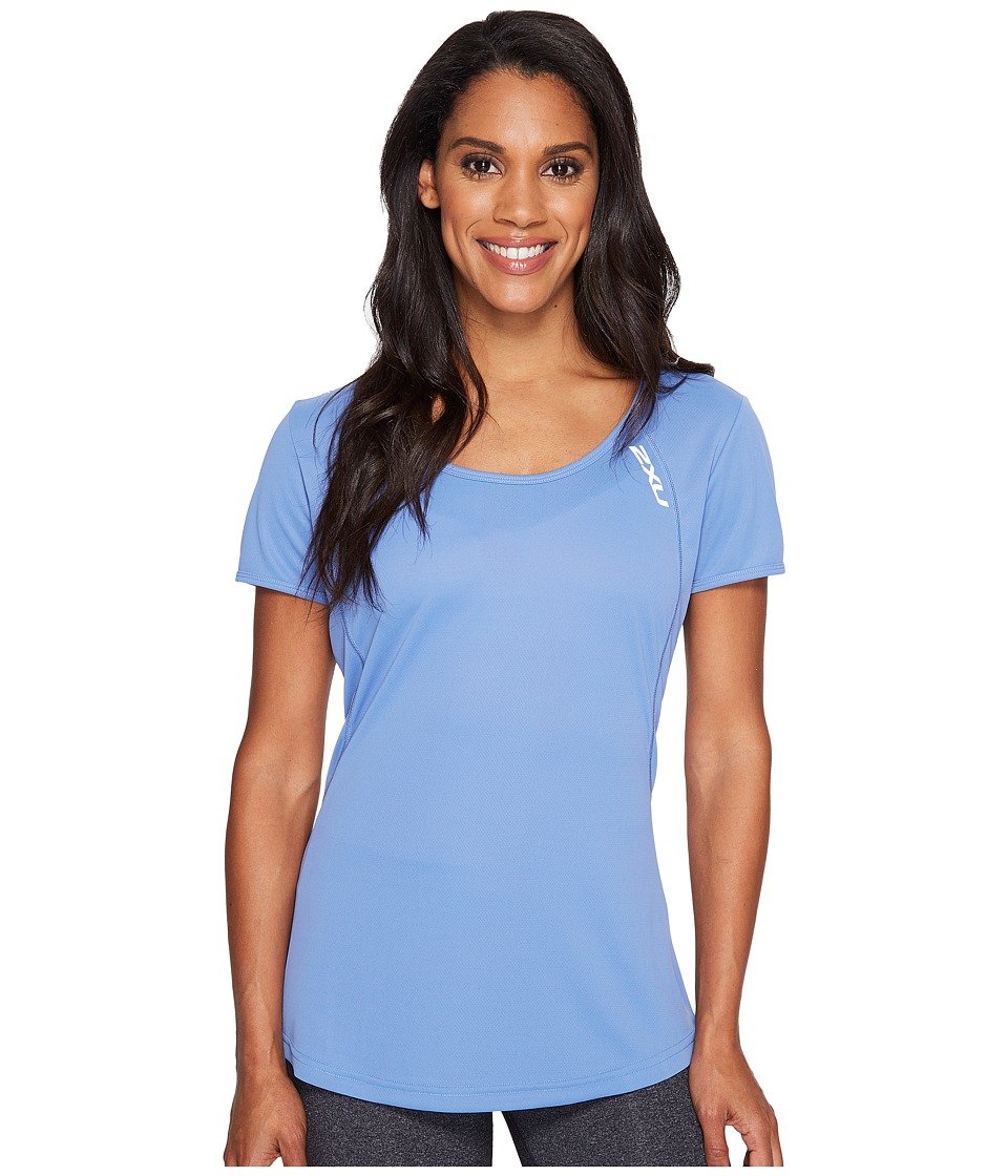 2XU X-Vent Tee (Colony Blue/Silver) Women