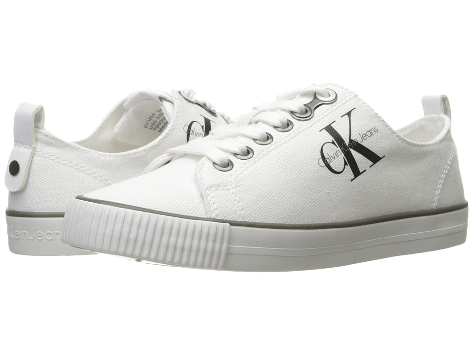 Calvin Klein Dora (White Canvas) Women