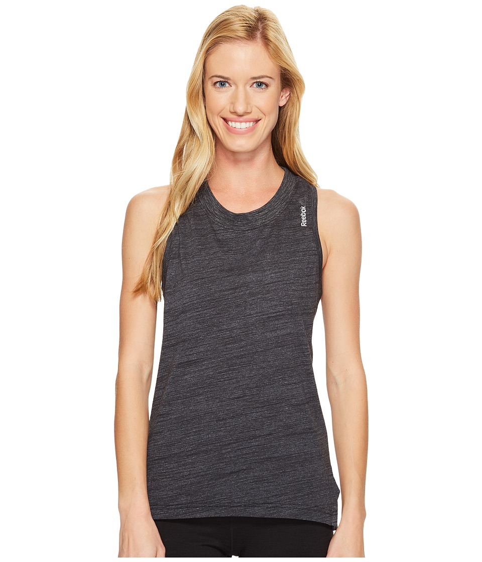 Reebok Elements Marble Tank Top (Black) Women