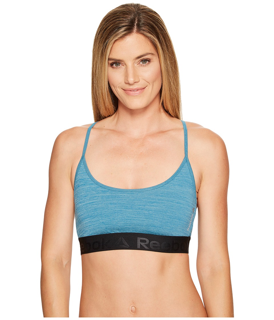 Reebok Workout Ready Melange Bra (Emerald Tide) Women