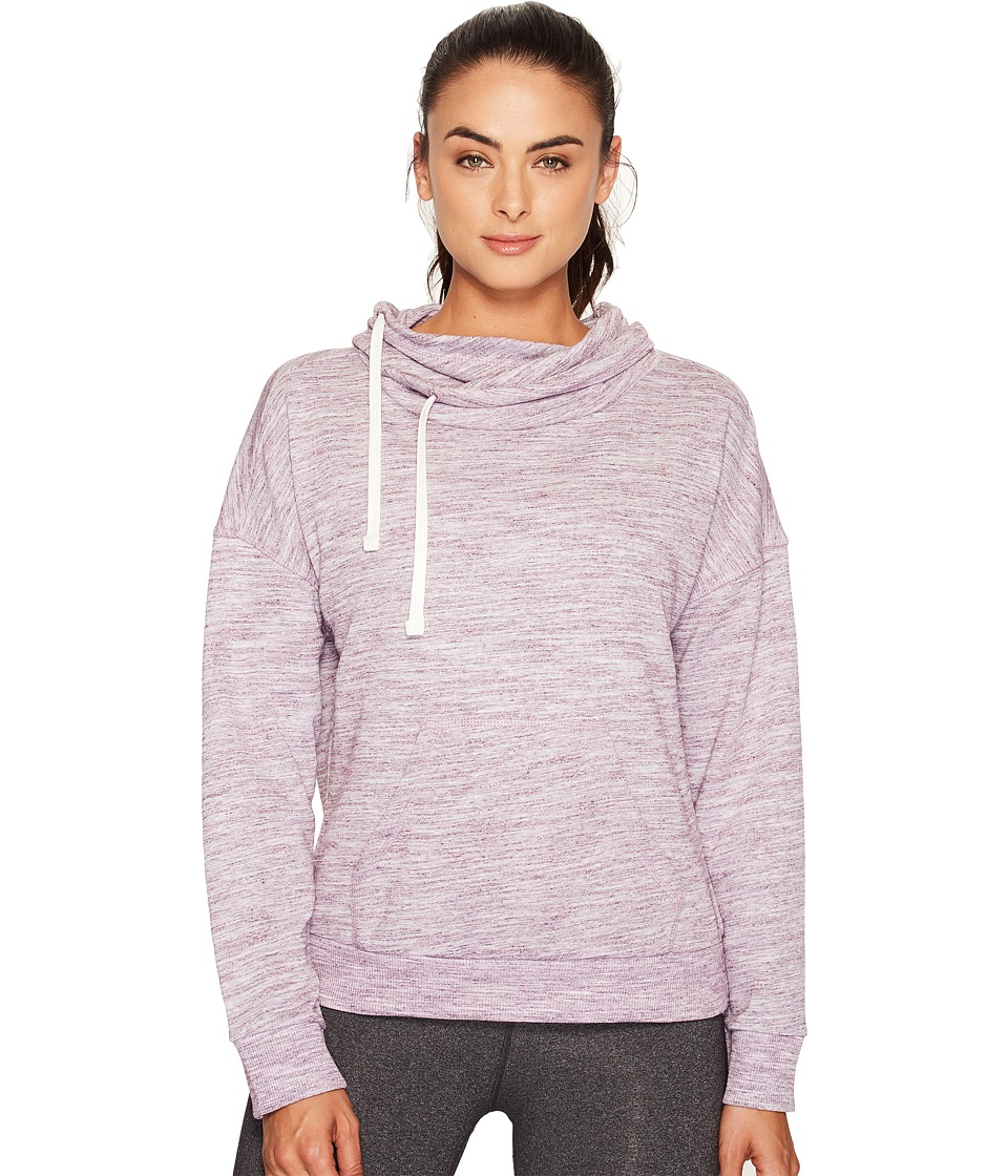 Reebok Elements Marble Cowl Neck (Pacific Purple) Women
