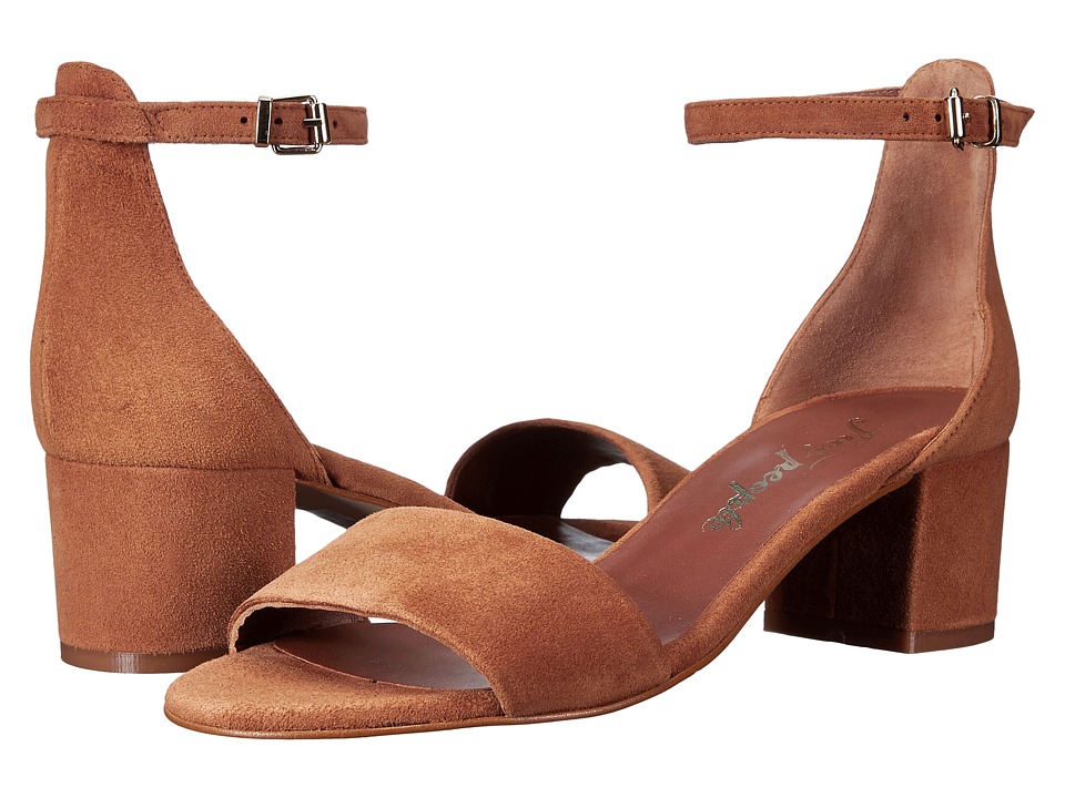 Free People Marigold Block Heel (Taupe) High Heels