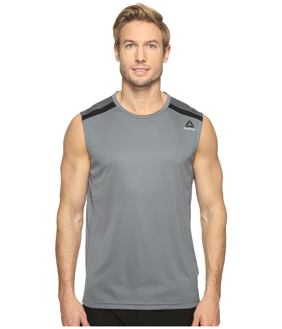 Reebok Workout Ready Sleeveless Tech Top (Alloy 1) Men