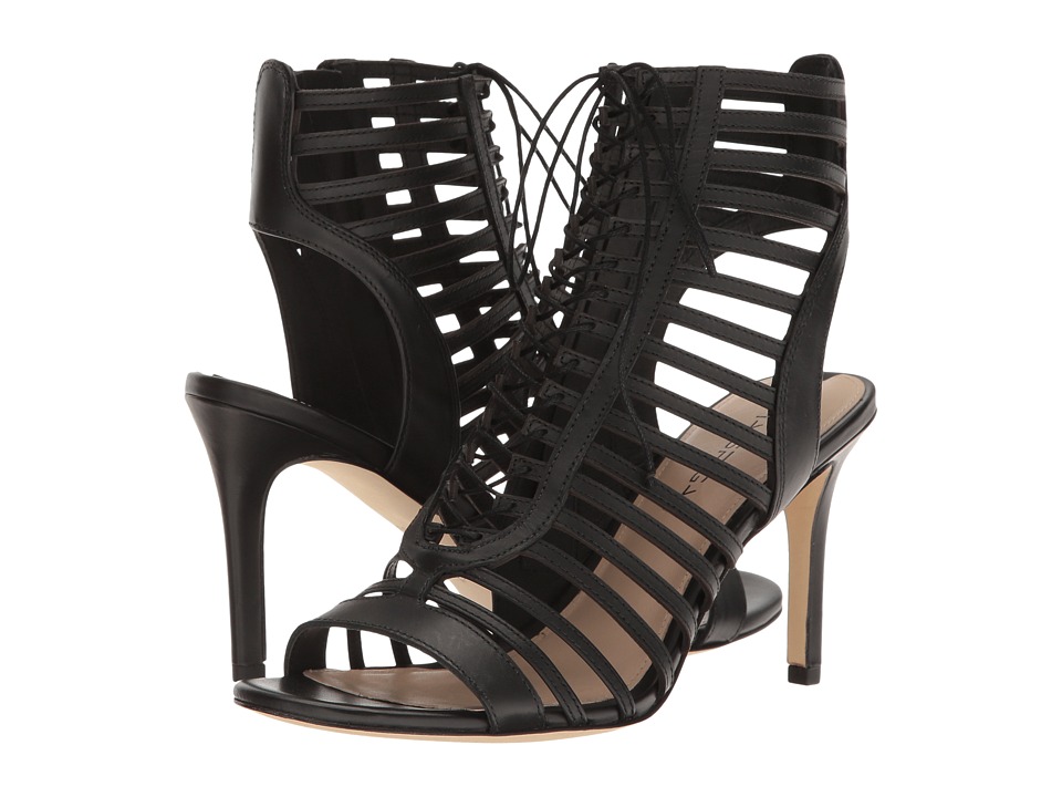 Via Spiga Valena (Black Calf Leather) High Heels