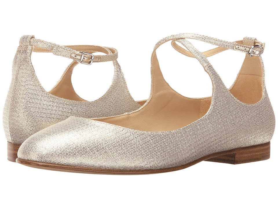 Via Spiga Yovela (Platinum Metallic Fabric) Women