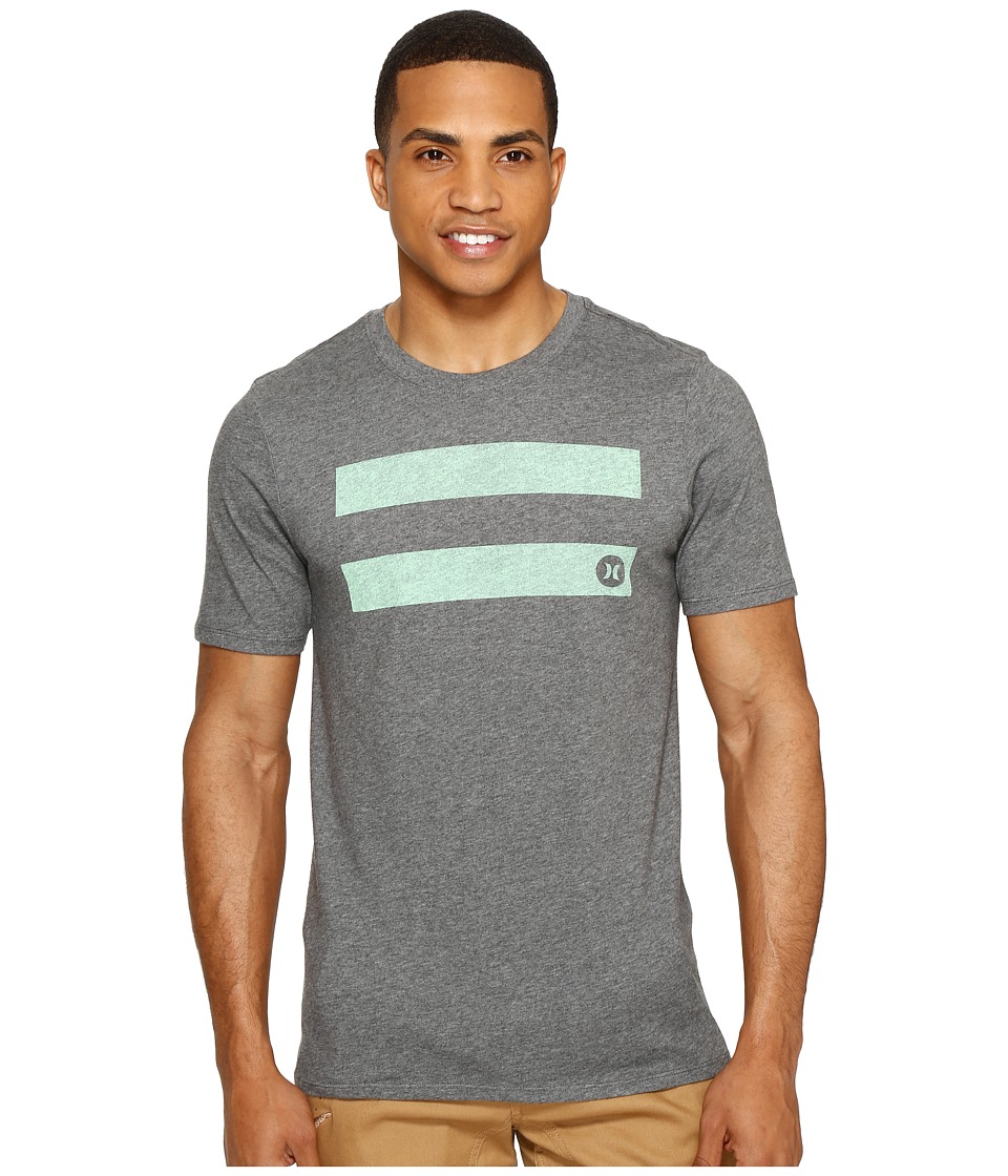 Hurley Horizontal Dri-Fit Tee (Charcoal) Men