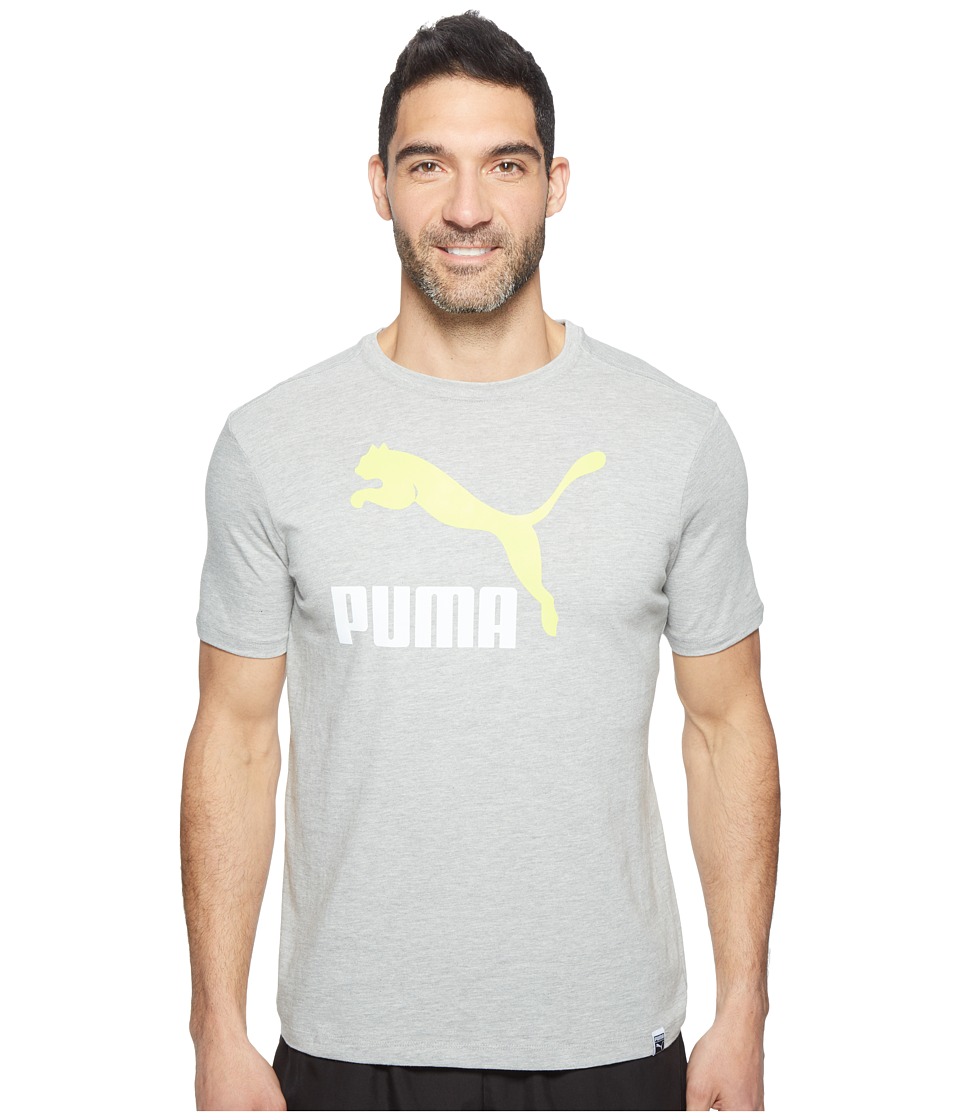 PUMA Archive Life Tee (Light Gray Heather) Men
