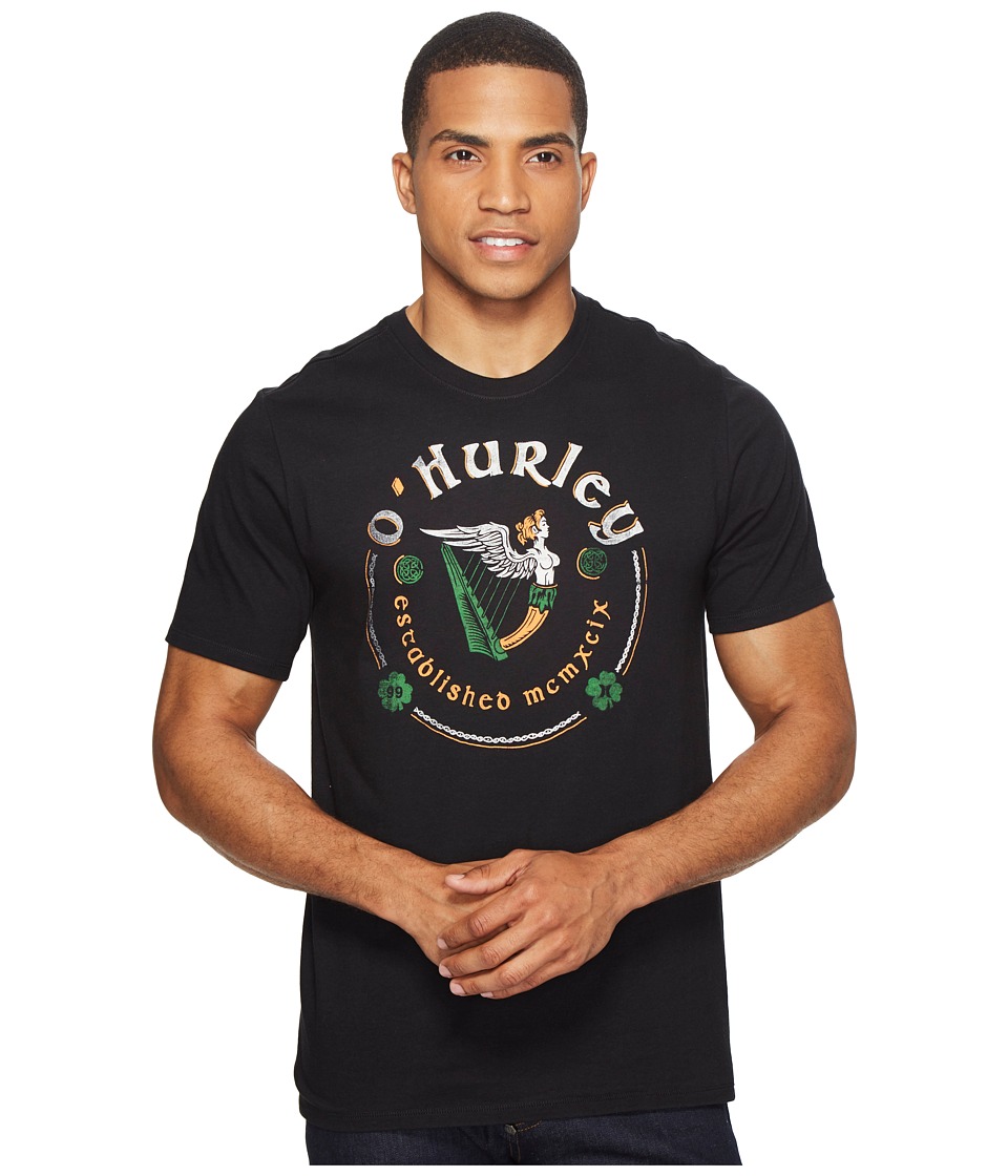 Hurley Yea Bragh Tee (Black) Men
