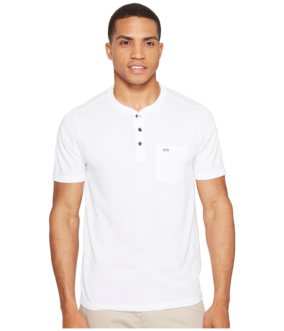 Hurley Lagos Dri-Fit Lagos Henley (White) Men