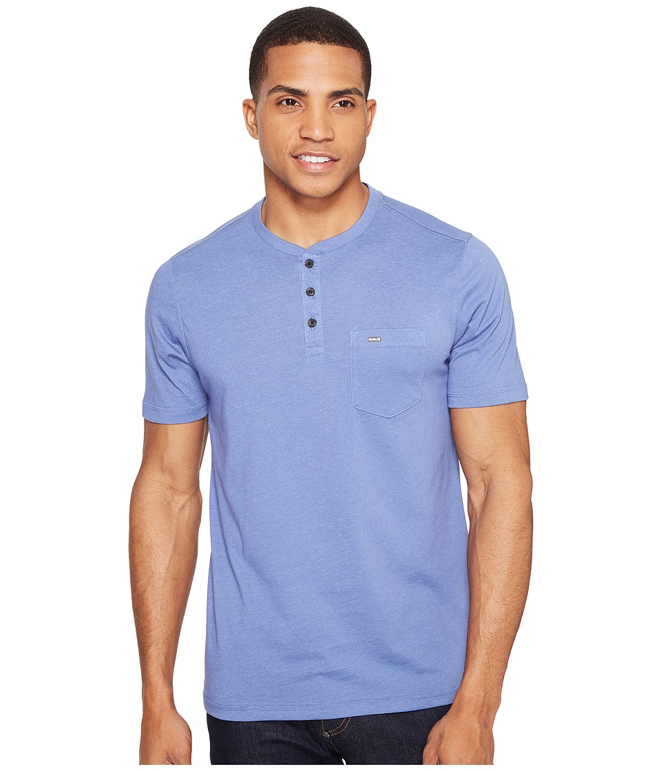 Hurley Lagos Dri-Fit Lagos Henley (Blue Moon) Men