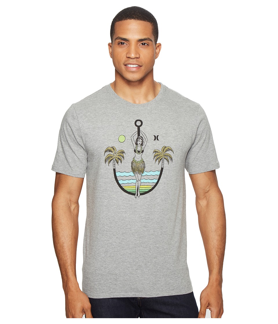 Hurley Anchors Away Tee (Dark Grey Heather) Men