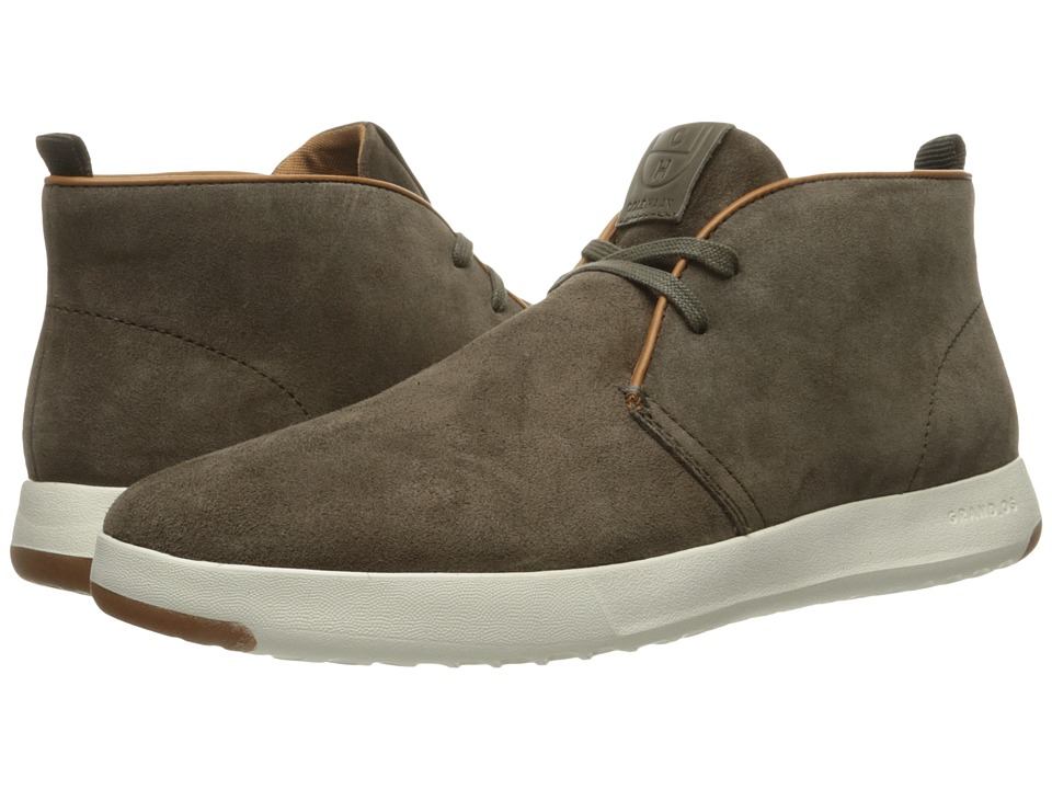 Cole Haan GrandPro Chukka (Brown Oiled Velour Suede) Men