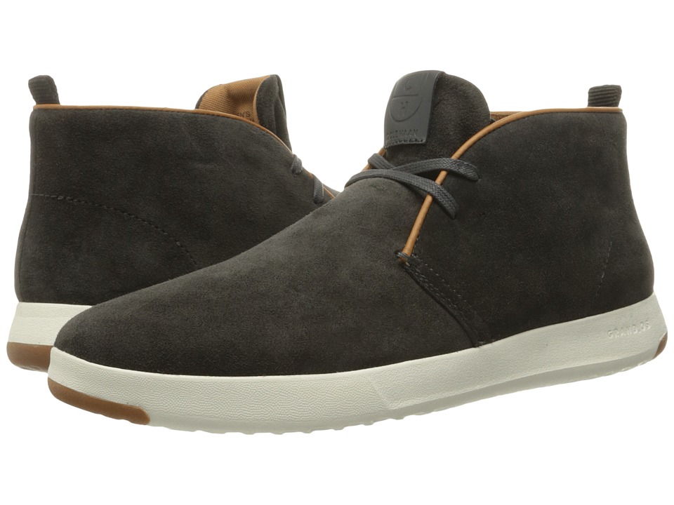 Cole Haan GrandPro Chukka (Midnight Grey Oiled Velour Suede) Men