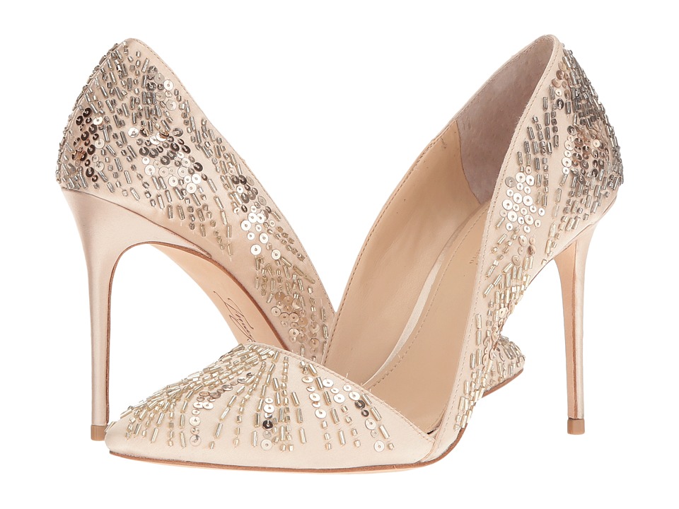 Imagine Vince Camuto Ova (Soft Gold Delux Satin) High Heels