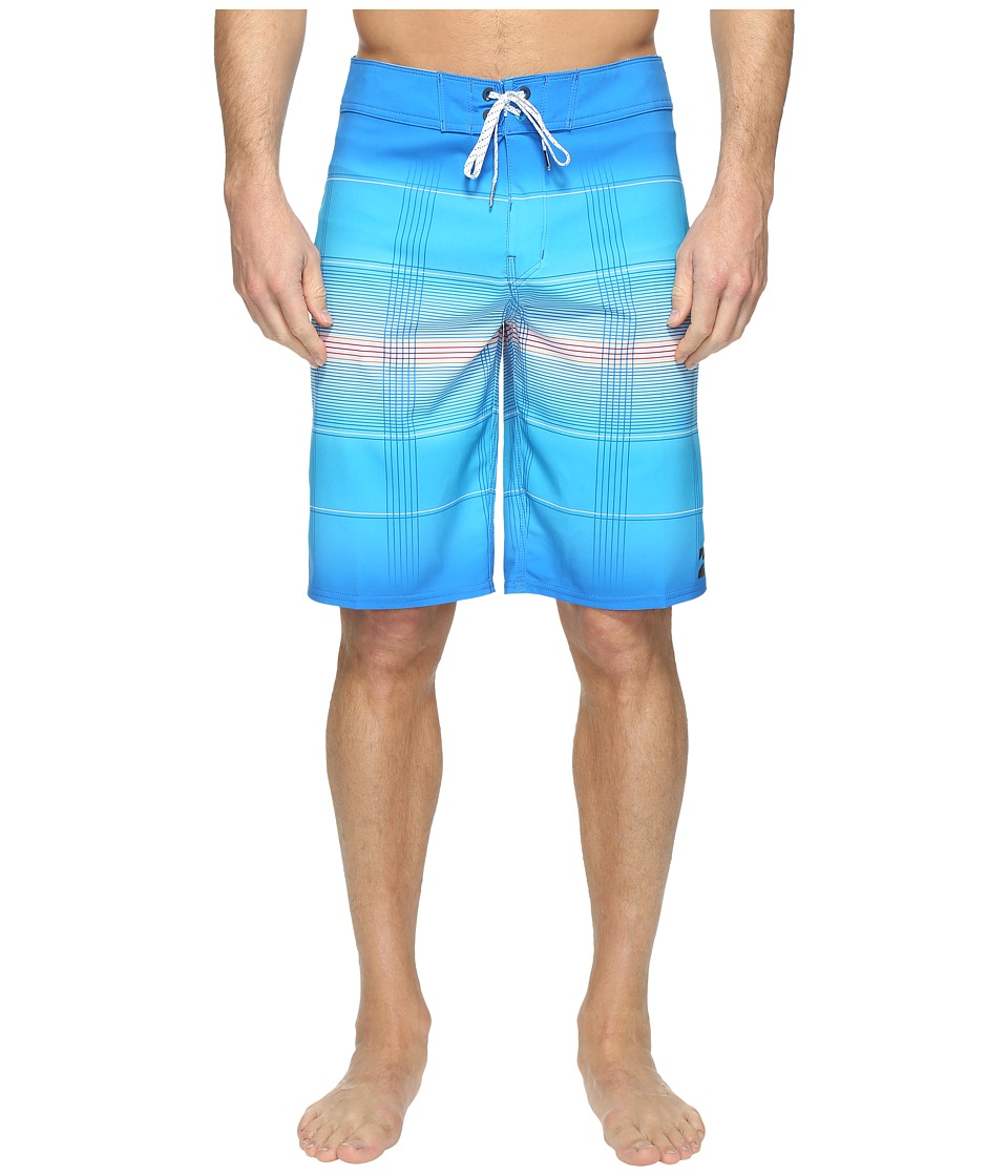 Billabong All Day X Plaid Boardshorts (Blue) Men