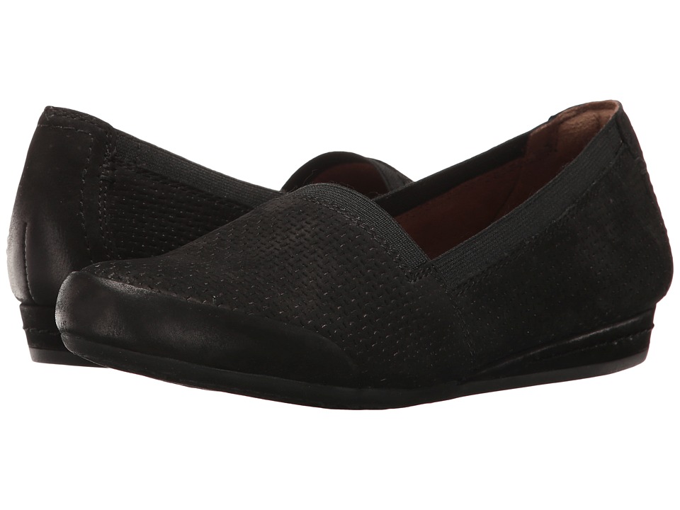 Rockport Cobb Hill Collection Cobb Hill Galway Perforated Gigi (Black Nubuck) Women
