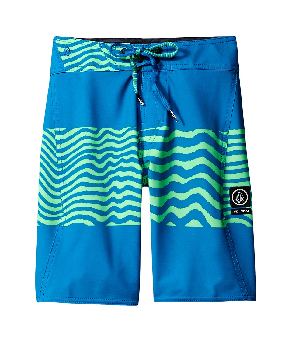 Volcom Kids Macaw Mod Boardshorts (Big Kids) (Poison Green) Boy