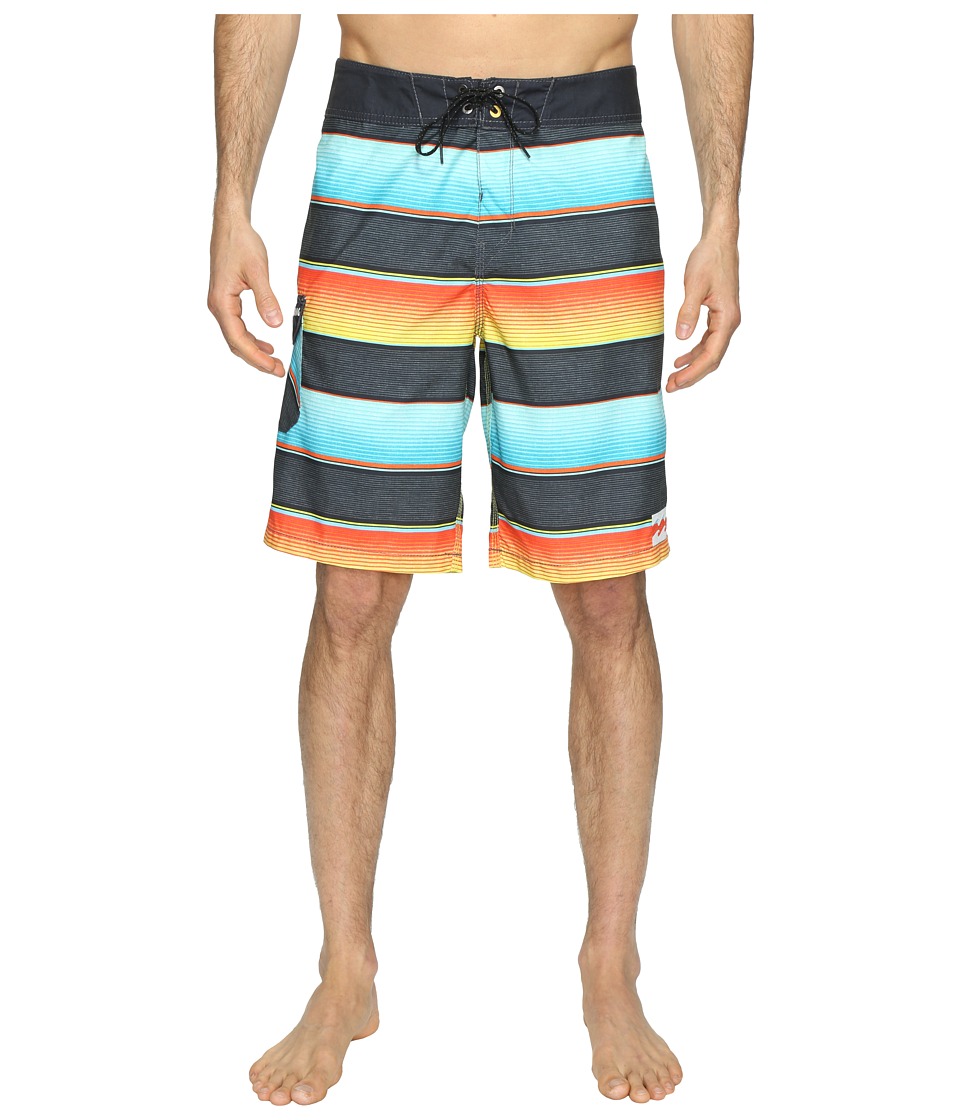 Billabong All Day Originals Stripe Boardshorts (Lime) Men