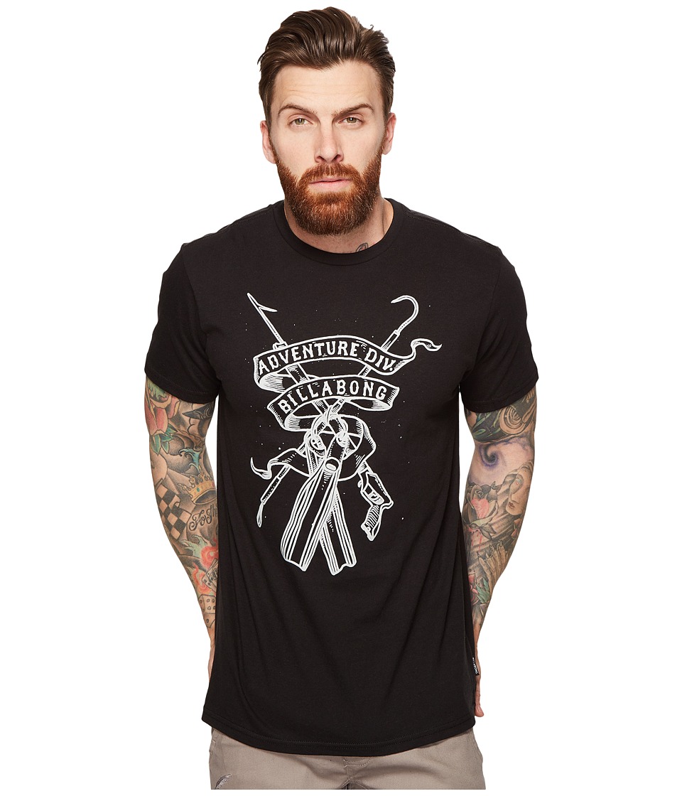 Billabong Diver Printed T-Shirt (Black) Men