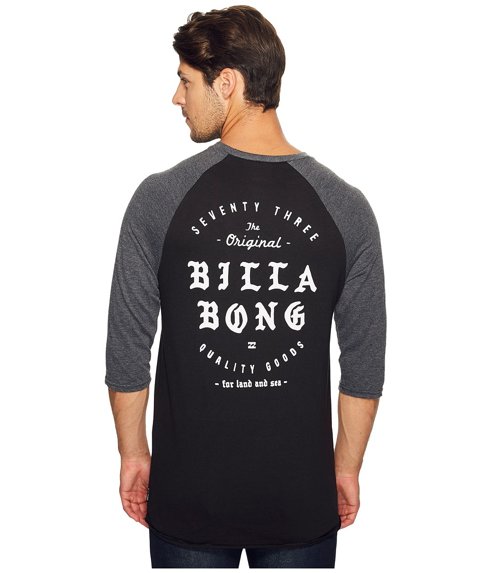 Billabong Beacon Printed T-Shirt (Black/Charcoal) Men