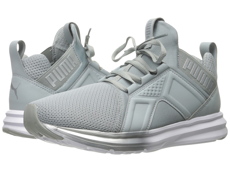 PUMA Enzo Metallic (Quarry/Puma Silver) Women