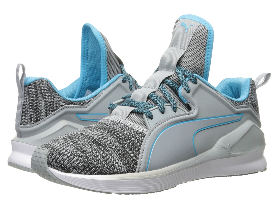 PUMA Fierce Lace Knit (Quarry/Puma White/Blue Atoll) Women