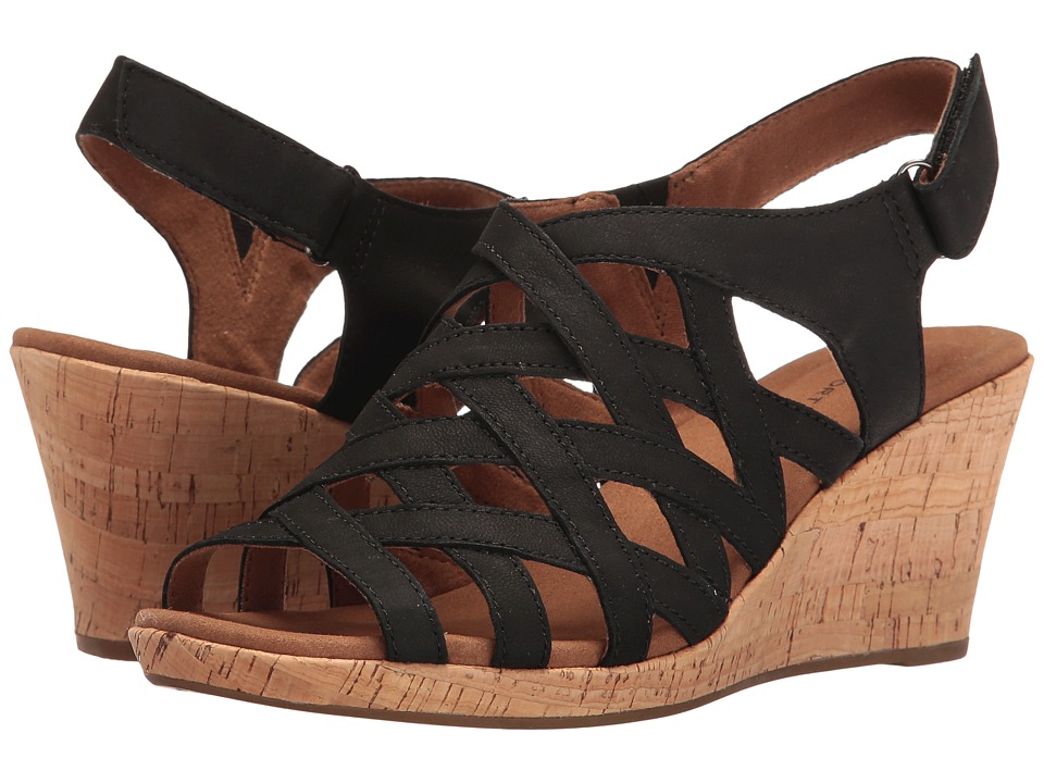 Rockport Briah Woven (Black Nubuck) Women