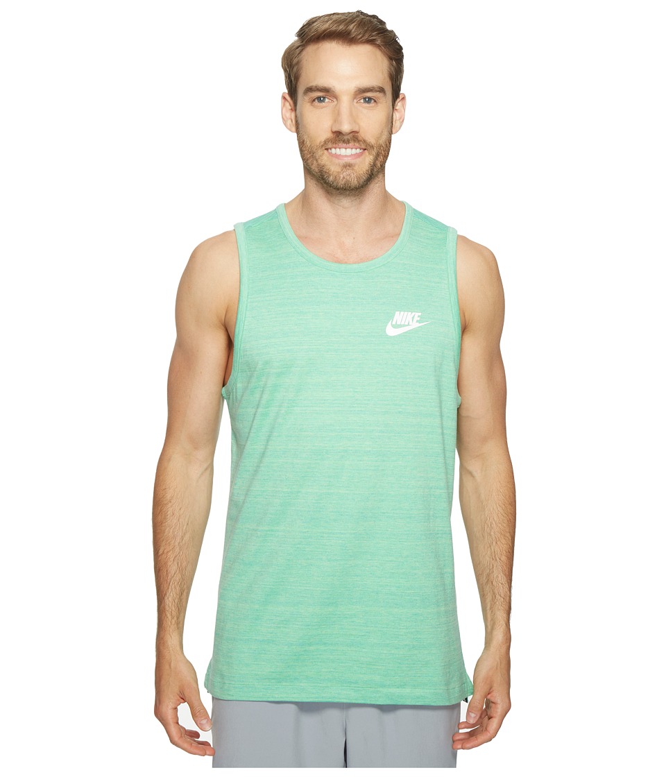 Nike Sportswear Advance 15 Tank (Tourmaline/Heather/White) Men