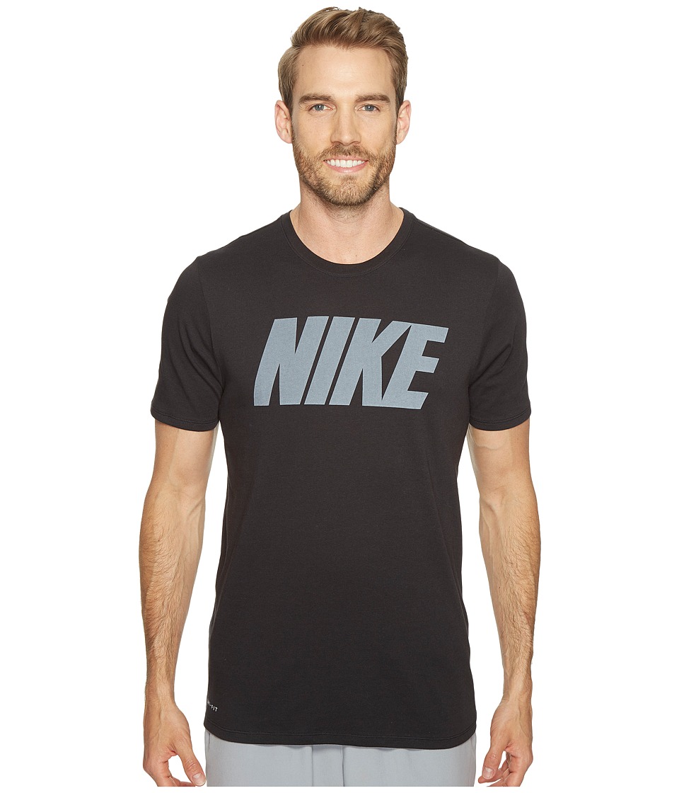 Nike Dry Block Training T-Shirt (Black/White) Men
