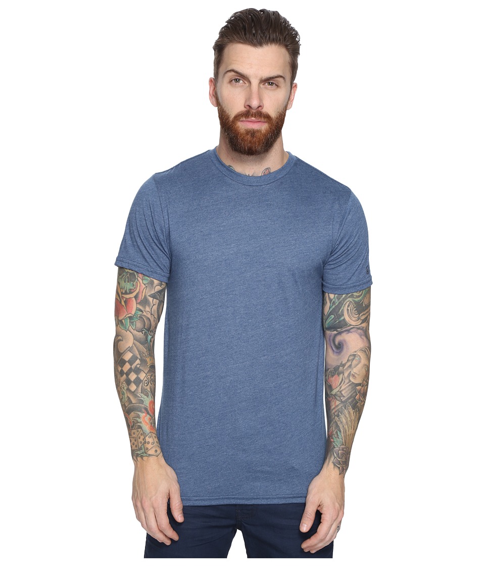 Volcom Heather Solid T-Shirt (Smokey Blue) Men