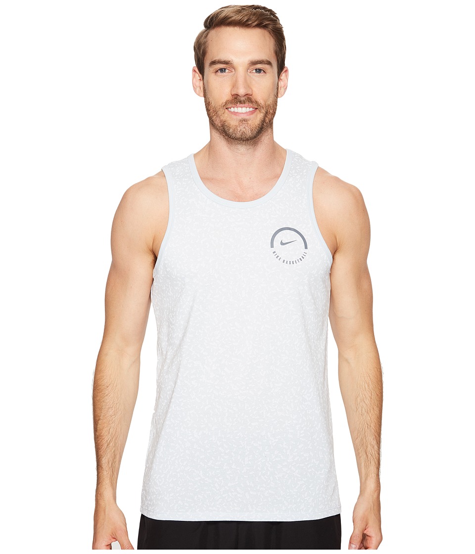 Nike Dry Basketball Tank (Pure Platinum/Pure Platinum) Men