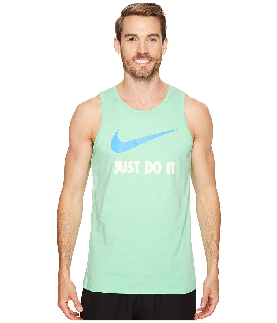 Nike Just Do It Swoosh Tank (Tourmaline/Light Photo Blue) Men
