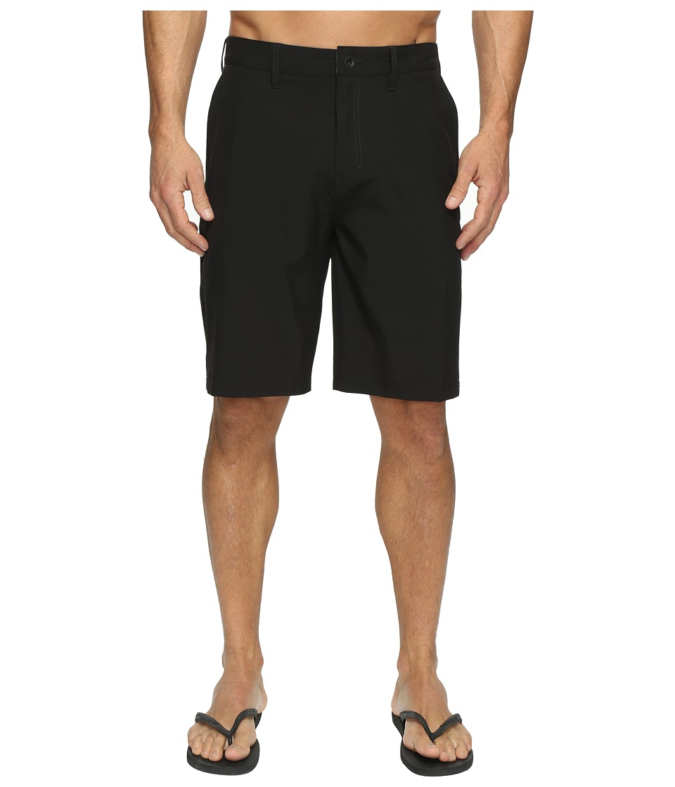 Quiksilver Solid Amphibian 21 Hybrid Shorts (Black) Men
