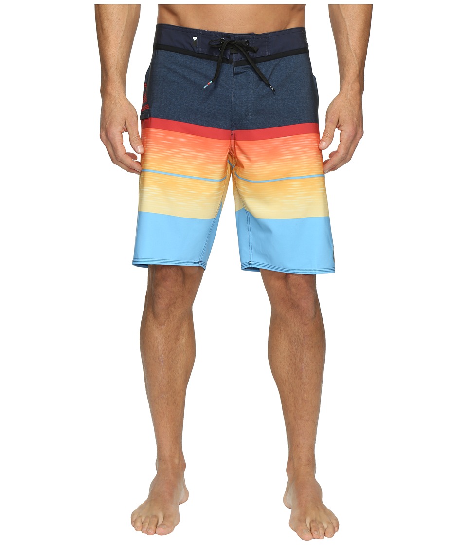 Quiksilver Slab Logo Vee 20 Boardshorts (Navy Blazer) Men