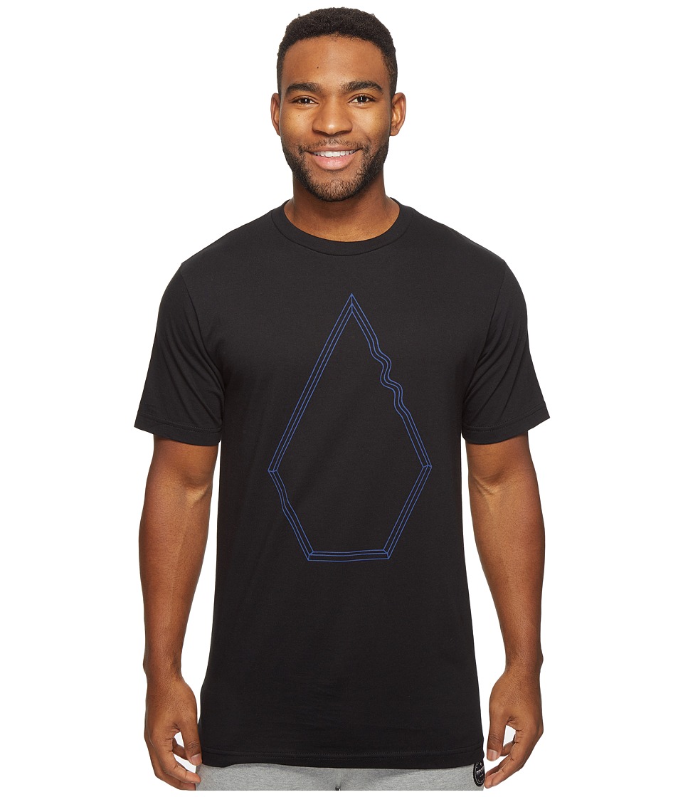 Volcom Drew Short Sleeve T-Shirt (Black) Men