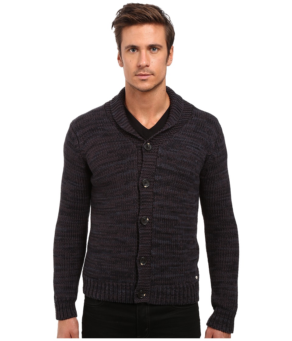 Scotch & Soda Cardigan in Gradient Yarn (Black Rock) Men