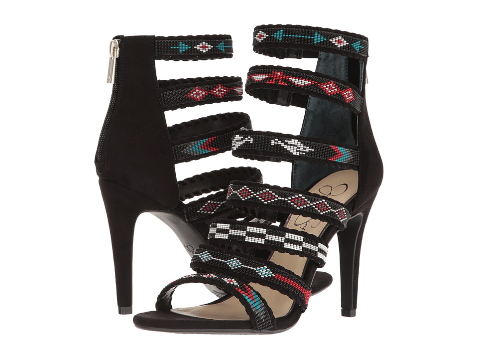 Jessica Simpson Erienne (Black Microsuede) Women